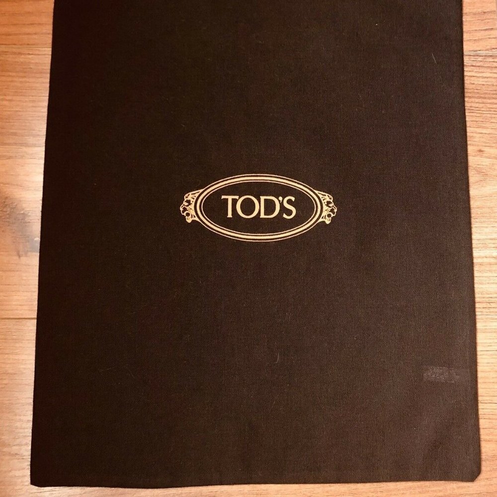 New Tod's Brown Dust Bag 15 x 12 shoes boots